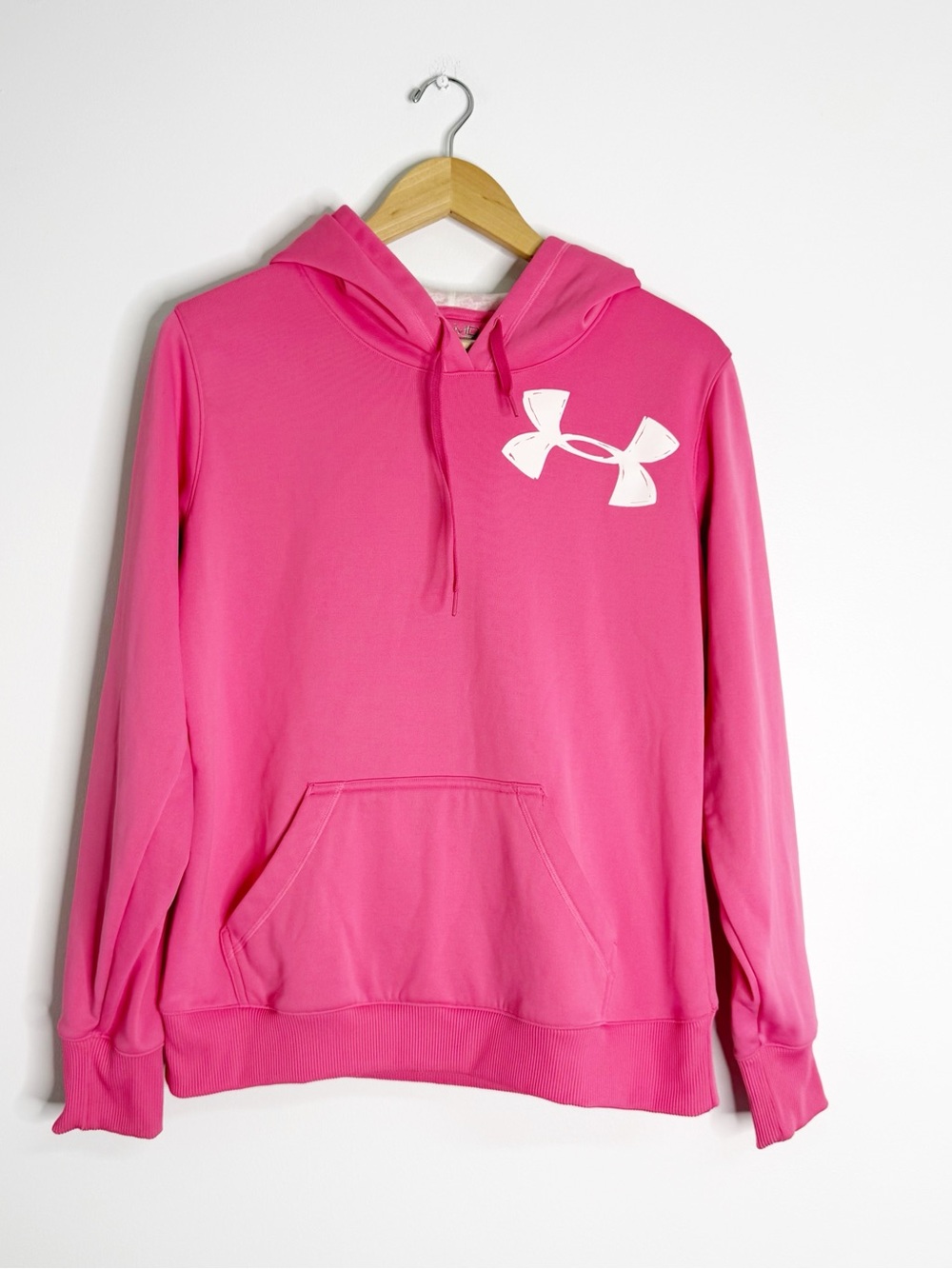 Under Armour ColdGear Pink Hoodie Sweatshirt Women’s Medium